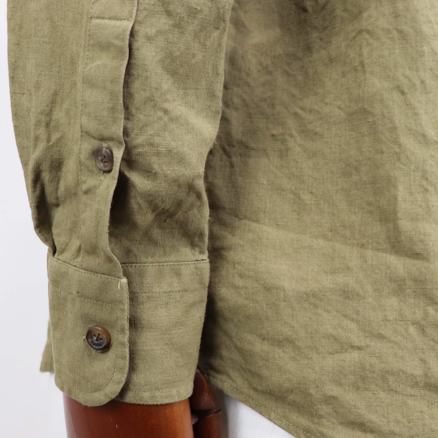 CORDINGS（コーディングス）アイリッシュリネンオーバーシャツ【セージグリーン】国内正規品