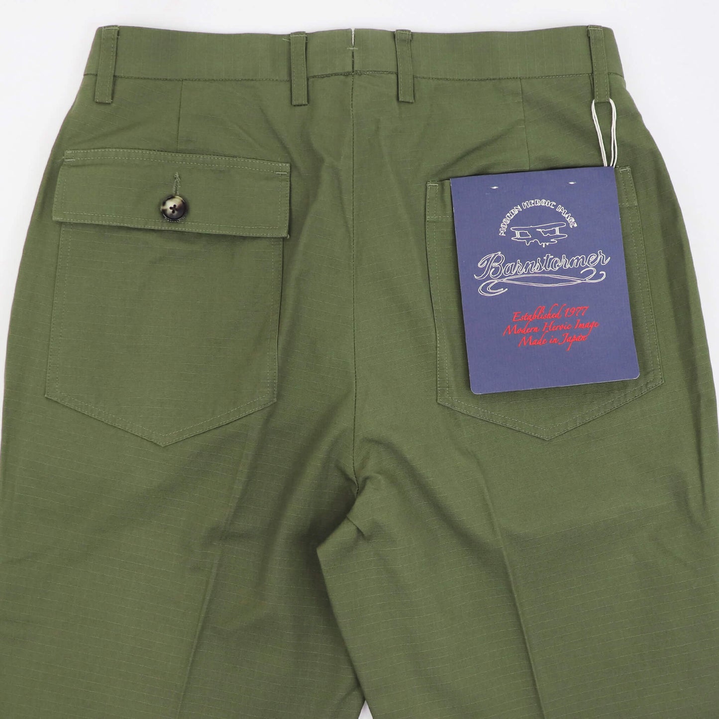 BARNSTORMER（バーンストーマー）RIPSTOP DRESS FATIGUE 1313KSP【オリーブ】国内正規品
