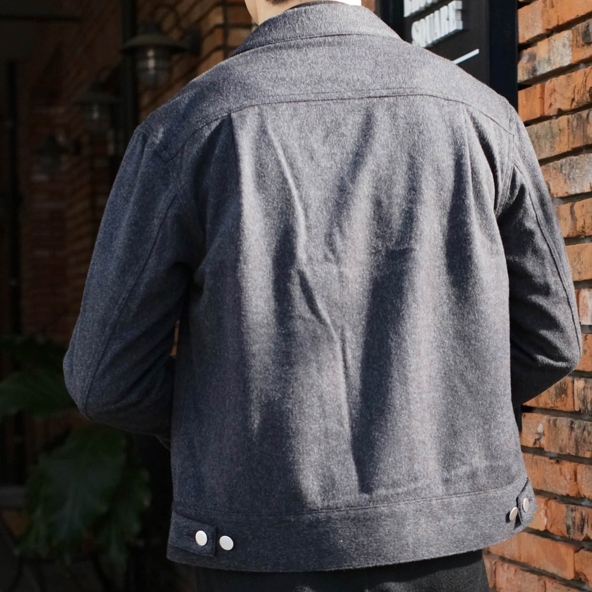 Jeanik（ジーニック）ウールカシミア ジャケット 2ndタイプ【チャコールグレー】国内正規品