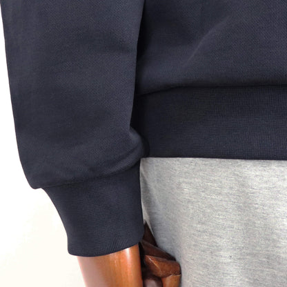 HERNO（ヘルノ）ロゴ入りコットンスウェット【ネイビー】国内正規品