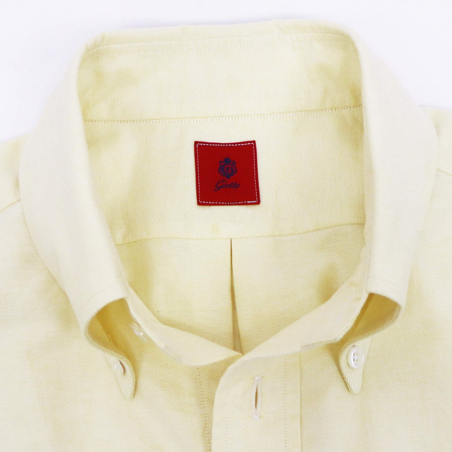 Giotto（ジオット）オックスフォード ボタンダウン シャツ【イエロー】国内正規品