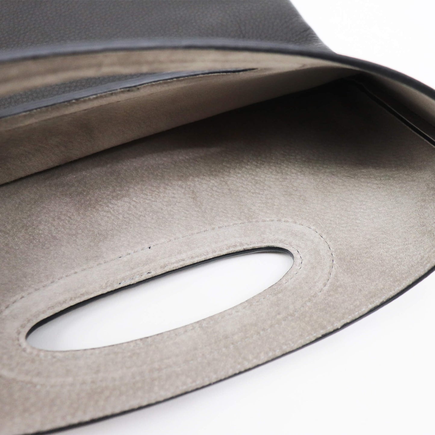 THE SOLE（ザソル）PIEGA クラッチバッグ サドルレザー【ブラック】国内正規品