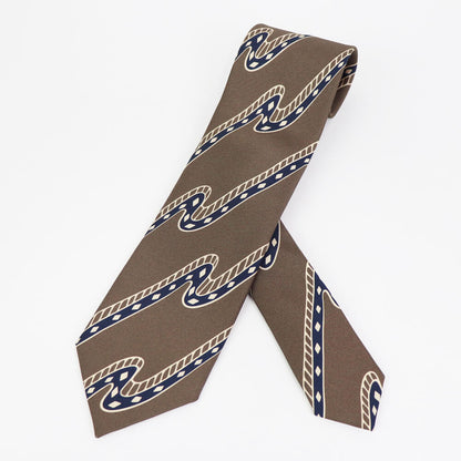 HOLLIDAY&BROWN（ホリデーアンドブラウン）ハンドメイド シルク タイ【ライトブラウン】国内正規品