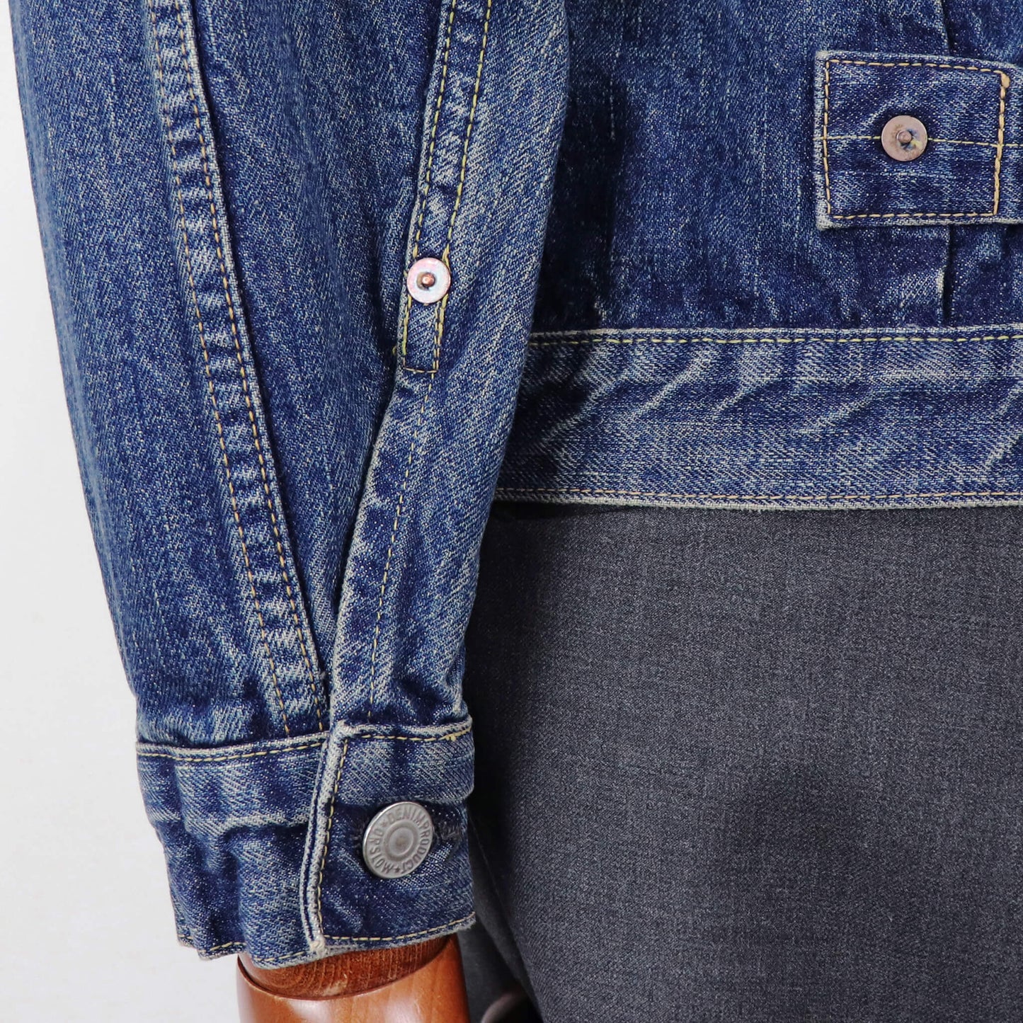 orSlow（オアスロウ）TYPE1 PLEATED FRONT DENIM BROUSE 03-6011 デニムトラッカージャケット【YEAR WASH】国内正規品
