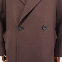 画像をギャラリービューアに読み込む, hevo（イーヴォ）BRINDISI ブリンディジ ダブルブレスト ベルテッド ウール コート【ブラウン】国内正規品
