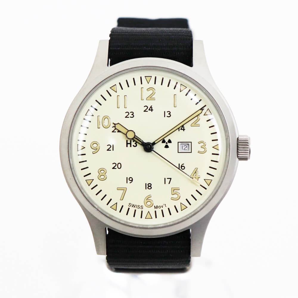 NAVAL WATCH（ナバルウォッチ）Naval military watch Mil.-01C US Force Type 【ホフホワイト】国内正規品