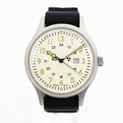 NAVAL WATCH（ナバルウォッチ）Naval military watch Mil.-01C US Force Type 【ホフホワイト】国内正規品