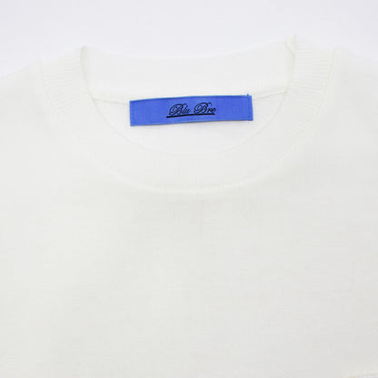 Blu Bre（ブルブレ）ニットT ドレスTシャツ オーガニックコットン100%【オフホワイト】国内正規品