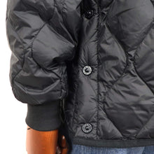 画像をギャラリービューアに読み込む, TAION（タイオン）ミリタリー オーバーサイズクルーネック ダウンジャケット ソフトシェル【ブラック】国内正規品
