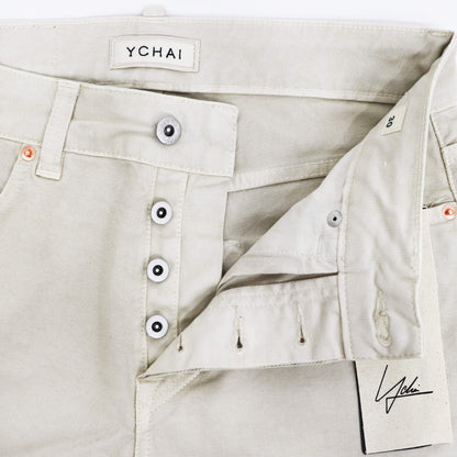 YCHAI（イカイ）EDMUNDO / エドモンド 製品染め ストレッチ コットンパンツ【サンドベージュ】国内正規品