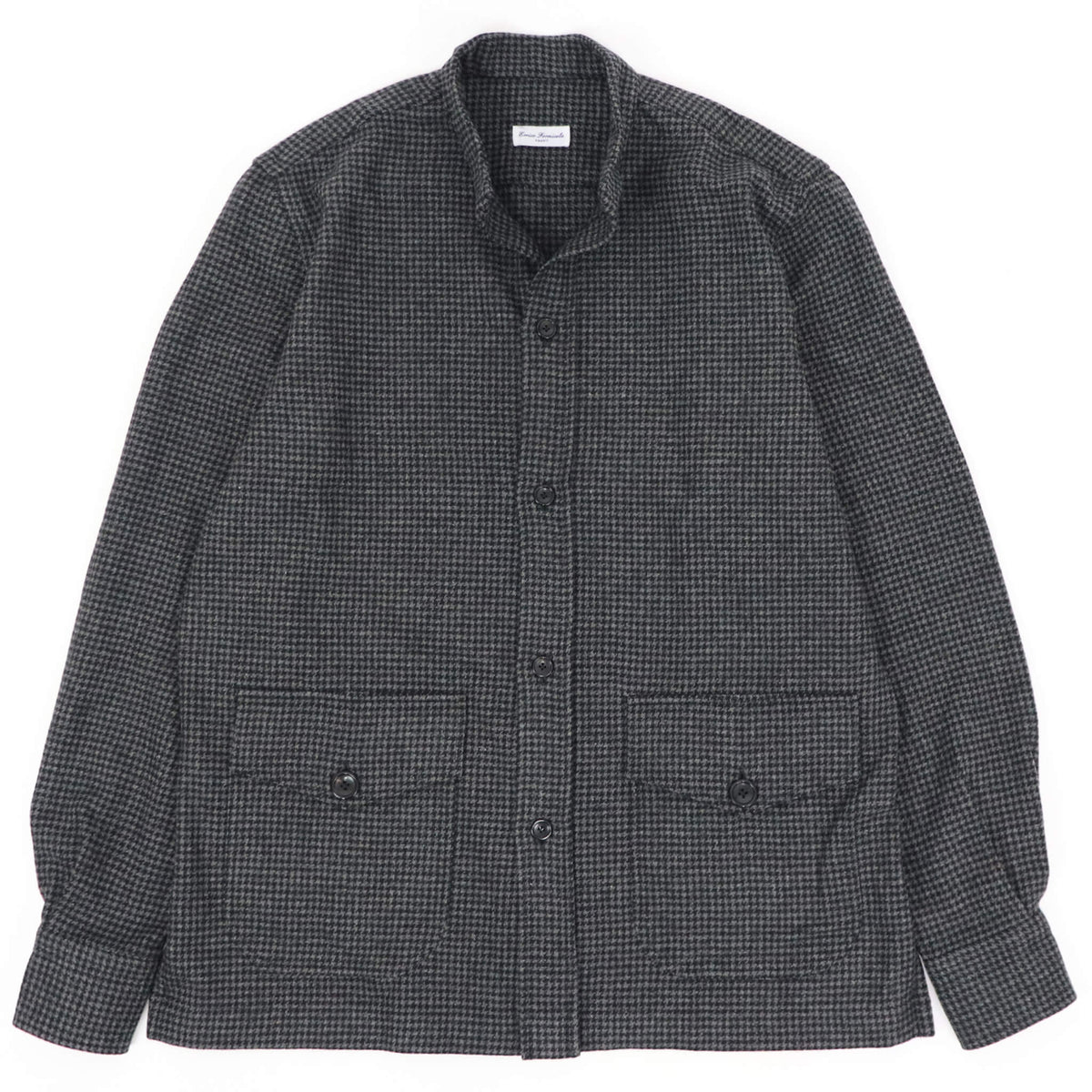Errico Formicola（エリコ フォルミコラ）スタンドカラージャケット【チャコールグレー】国内正規品