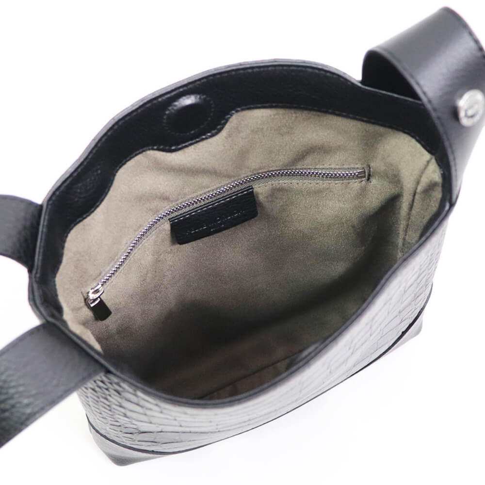 PELLE MORBIDA（ペッレ モルビダ）ワンハンドルバッグ 巾着【ブラック】国内正規品