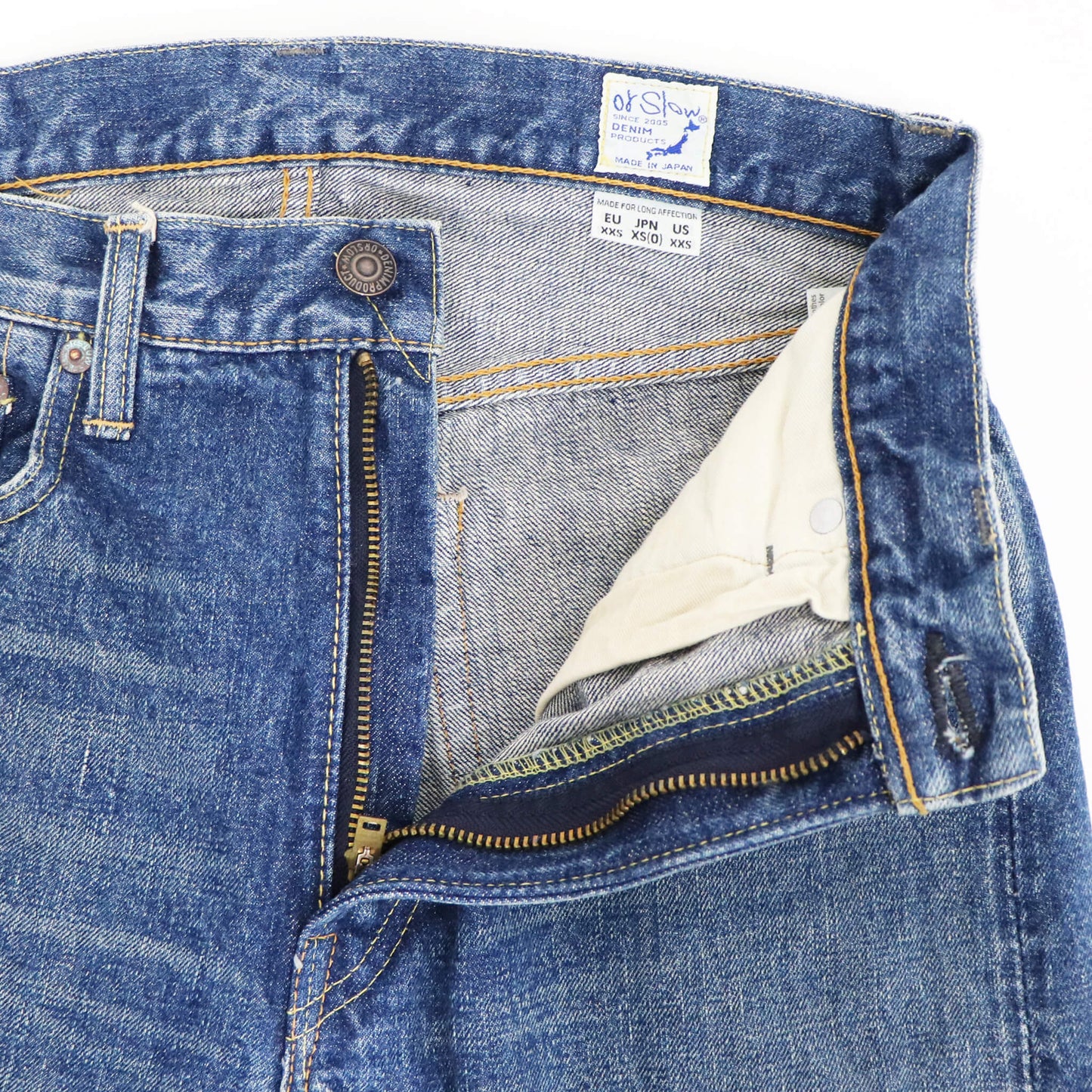 orSlow（オアスロウ）107 IVY FIT SELVEDGE DENIM アイビーフィット セルビッチ デニムパンツ【2イヤーウォッシュ】国内正規品