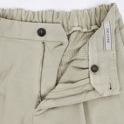 DEVORE（デヴォレ）ストレッチ コットンパンツ【ライトベージュ】国内正規品