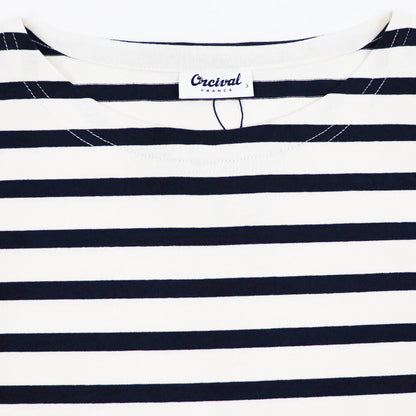 ORCIVAL（オーシバル）半袖 ボーダーTシャツ【エクリュ×ネイビー】国内正規品