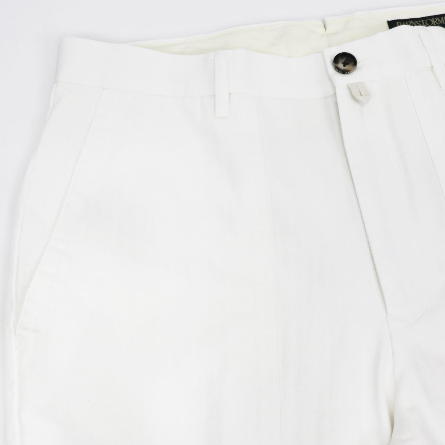 BARNSTORMER（バーンストーマー）DRESS FATIGUE PANTS ドレスファティーグ へリンボーン パンツ 1333-KSP【ホワイト】国内正規品