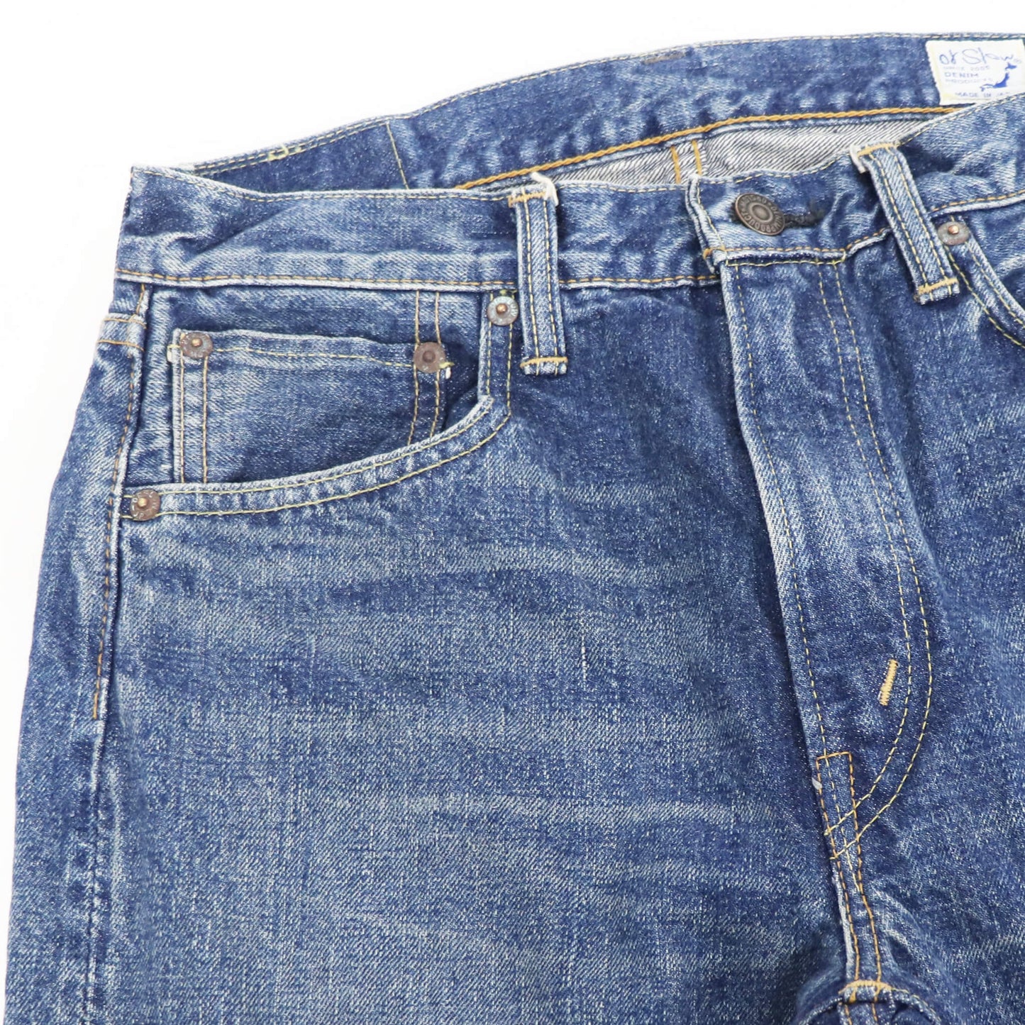 orSlow（オアスロウ）107 IVY FIT SELVEDGE DENIM アイビーフィット セルビッチ デニムパンツ【2イヤーウォッシュ】国内正規品