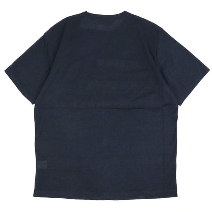 Vandori（ヴァンドリ）リネンコットン CHILL レタードTシャツ【ネイビー】国内正規品