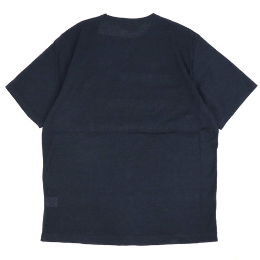 Vandori（ヴァンドリ）リネンコットン CHILL レタードTシャツ【ネイビー】国内正規品