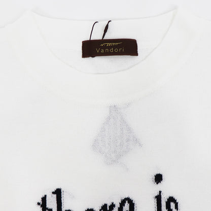 Vandori（ヴァンドリ）レタード ドレスニットTシャツ【ホワイト×ネイビー】国内正規品