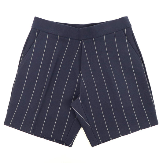 Vandori（ヴァンドリ）ミラノリブ ストライプ ショートパンツ【ネイビー】国内正規品