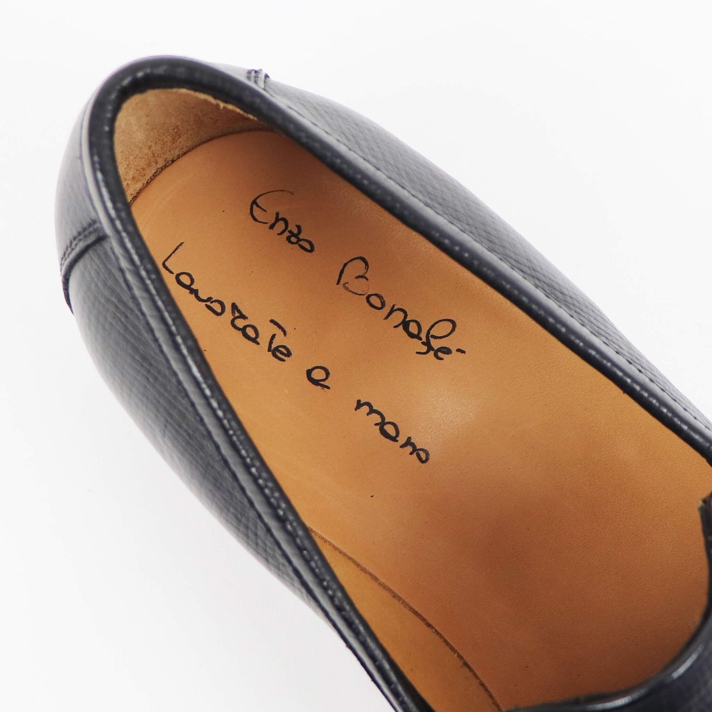 Enzo Bonafe（エンツォ ボナフェ）ユタカーフ  ビットローファー【ブラック】国内正規品