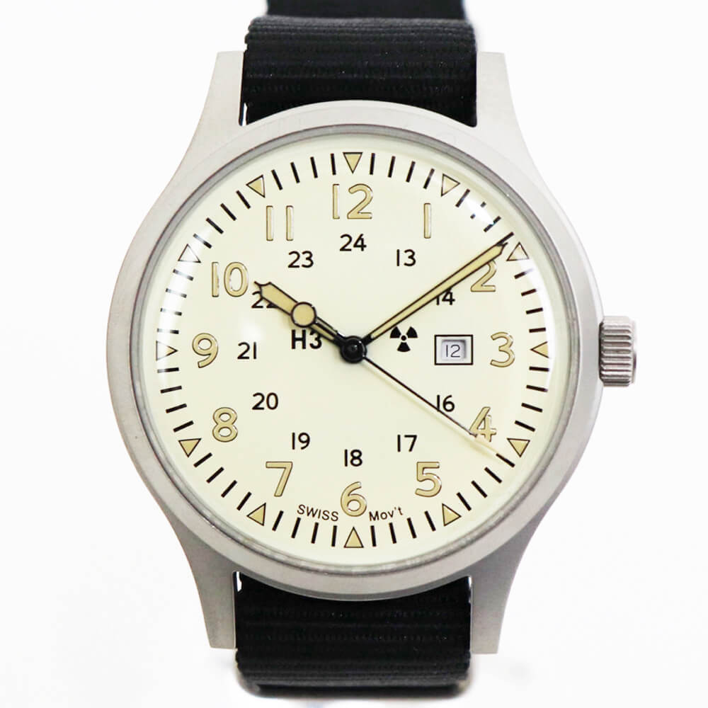 NAVAL WATCH（ナバルウォッチ）Naval military watch Mil.-01C US Force Type 【ホフホワイト】国内正規品