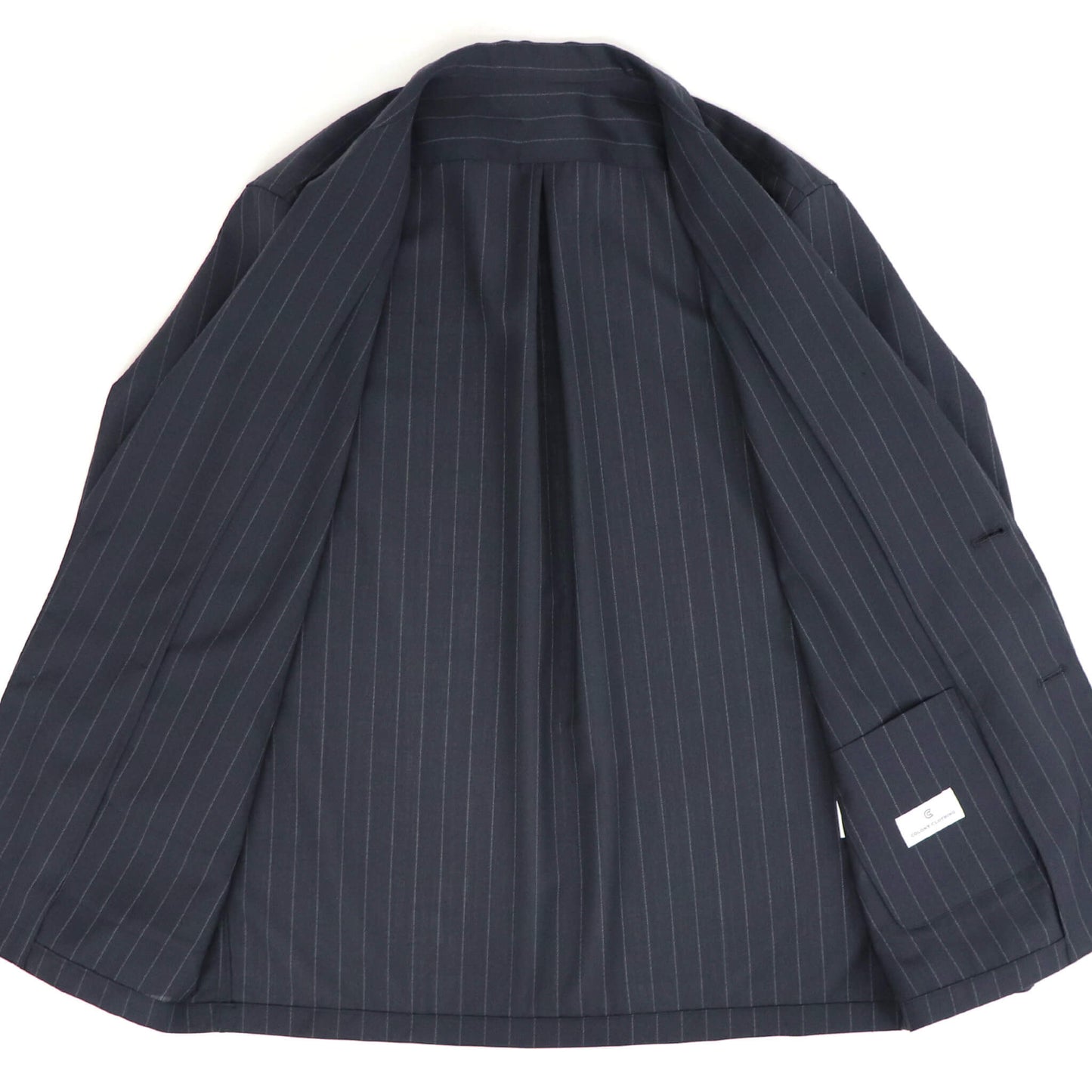 COLONY CLOTHING（コロニークロージング）シャツジャケット シングル【ネイビーストライプ】国内正規品