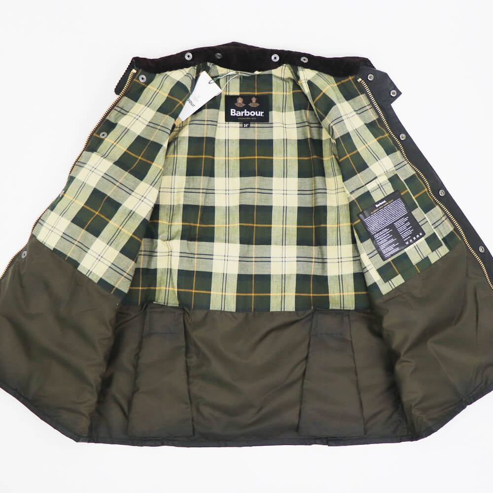 Barbour（バブアー）Bedale / ビデイル OS WAX ガーメント付【グリーン】国内正規品