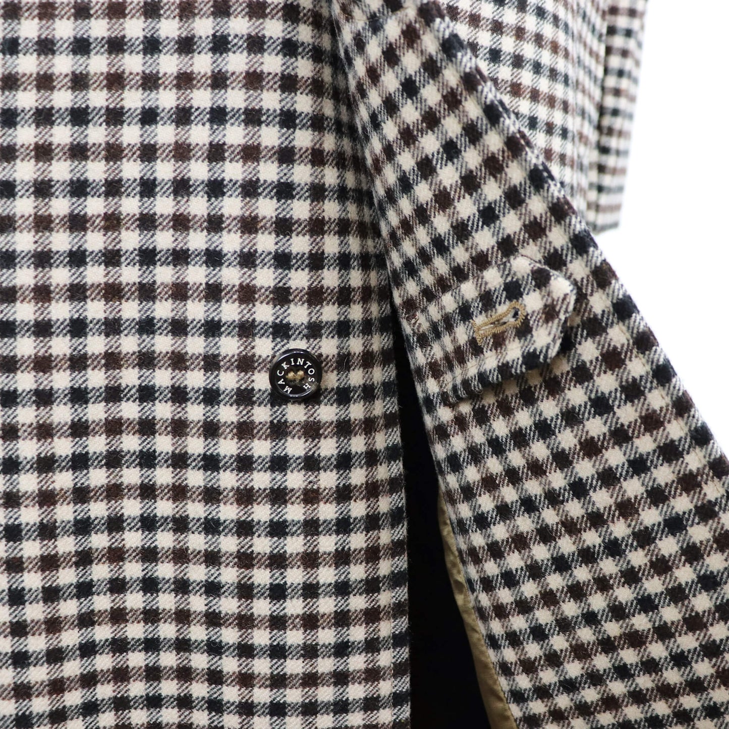 MACKINTOSH（マッキントッシュ）BELFORD / バルカラーコート ガンクラブチェック【ブラウン系】国内正規品