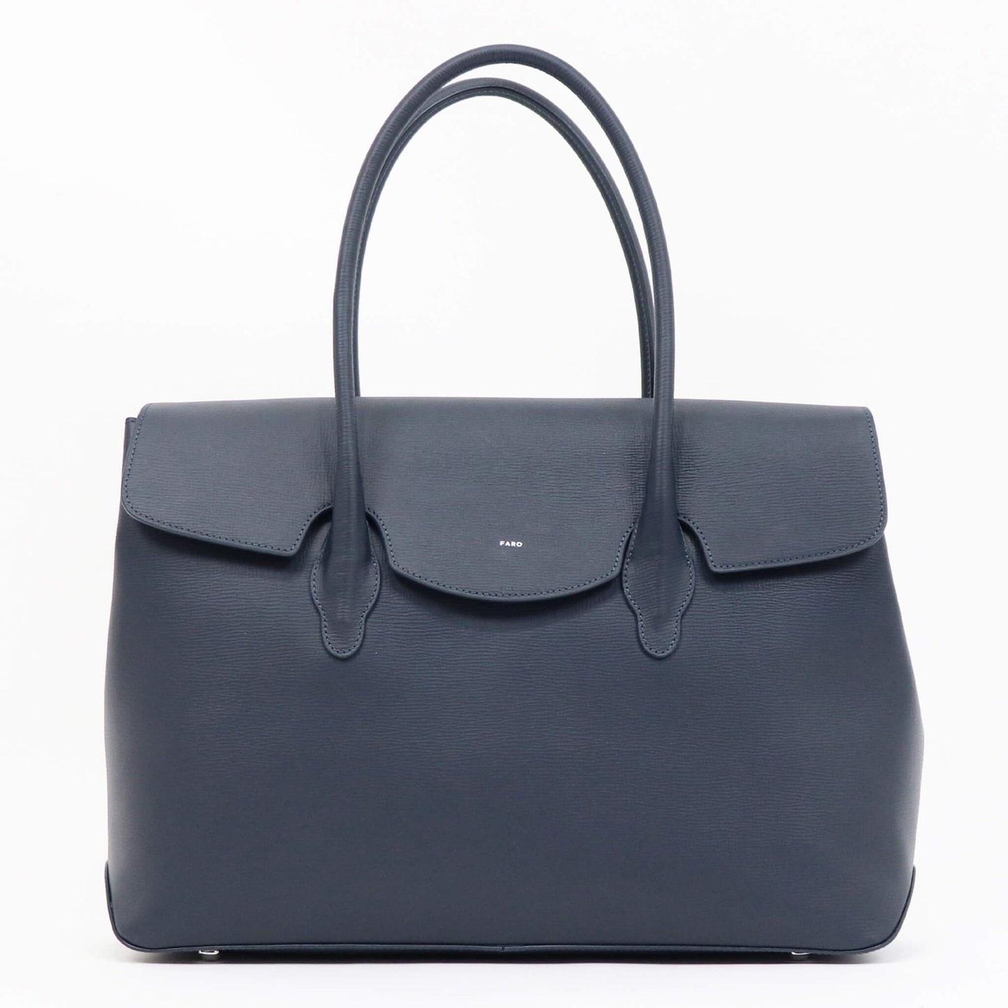 FARO（ファーロ）Cartello Flap Tote / カルテッロ フラップ トートバッグ【ネイビー】国内正規品