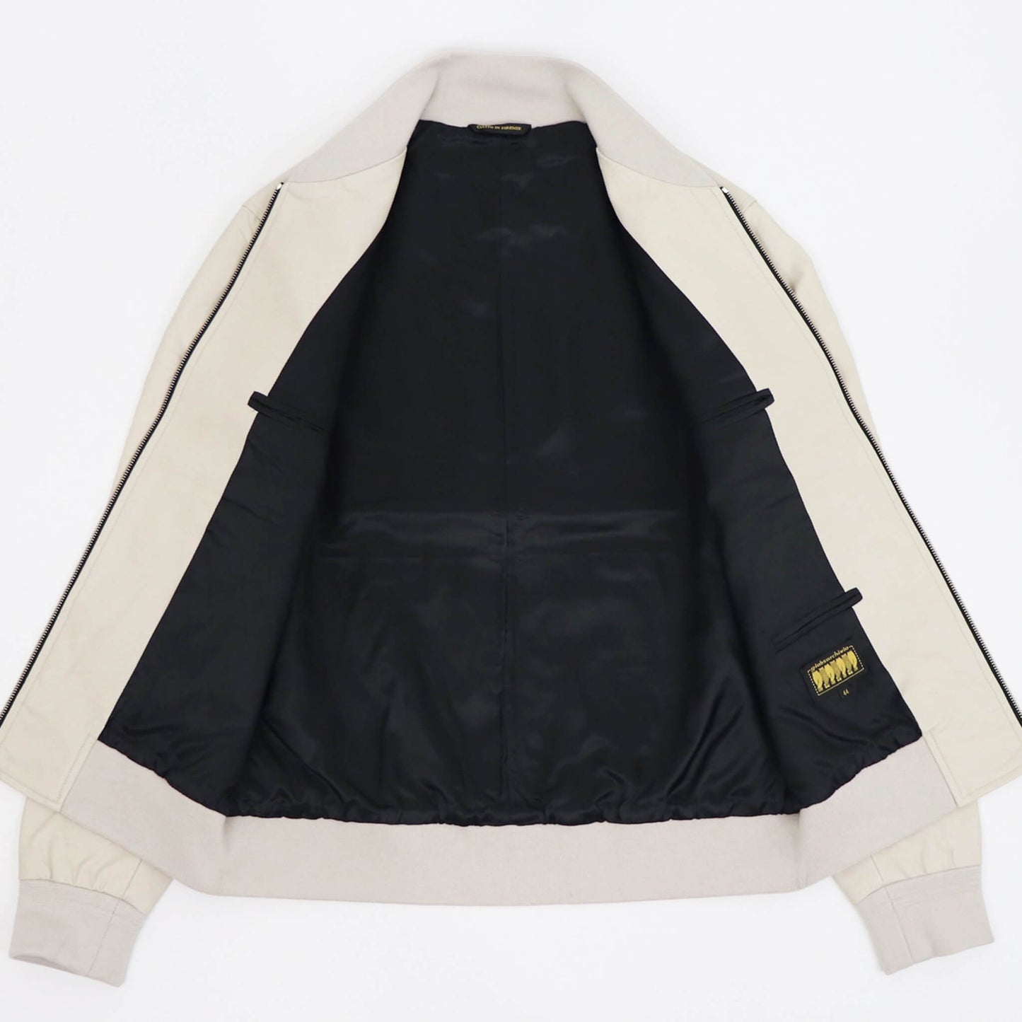 giabsarchivio（ジャブスアルキヴィオ）BARDI / バルディ MA-1 シンセティックレザー ブルゾン【アイボリー】国内正規品