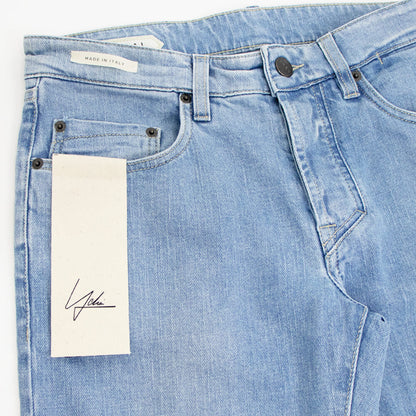 YCHAI（イカイ）PANATELA パナテラ 5ポケット ストレッチ スキニーフィット ウォッシュド デニム【ライトインディゴ】国内正規品