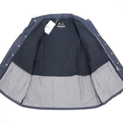 Barbour（バブアー）"Heritage + / ヘリテージ プラス" ジャングル ファティーグ ジャケットデニム ミリタリー【ネイビー】国内正規品