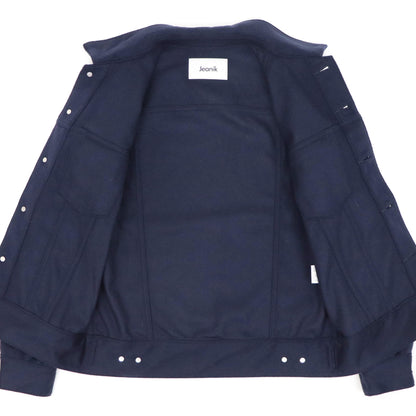 Jeanik（ジーニック）ウールカシミア ジャケット 3rdタイプ【ネイビー】国内正規品