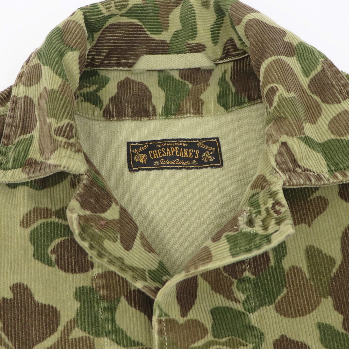 CHESAPEAKE’S（チェサピークス）カモフラ柄 コーデュロイ カバーオール【フロッグスキン】国内正規品