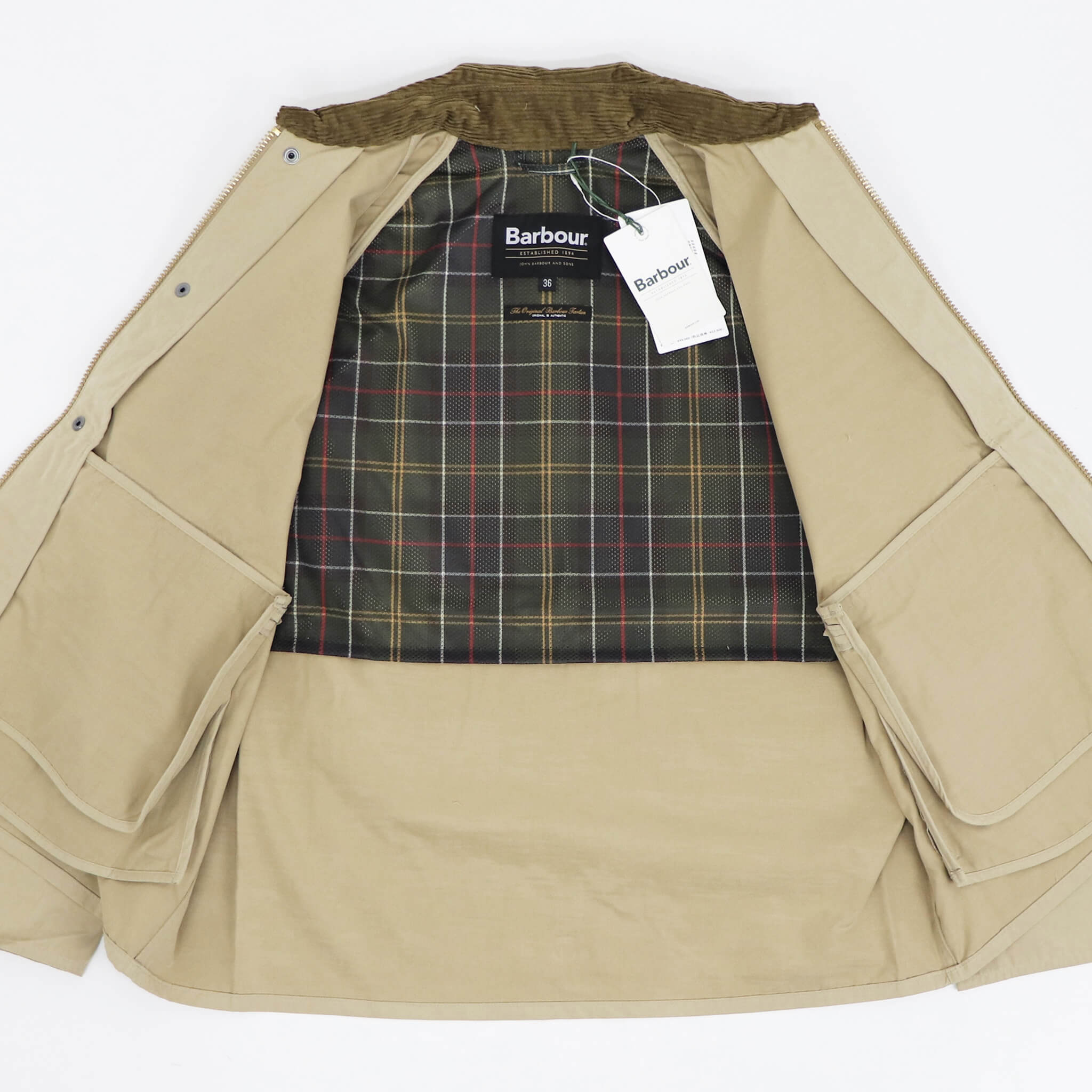 Barbour（バブアー）BORROWDALE / ボロウデイル ピーチスキン ショート