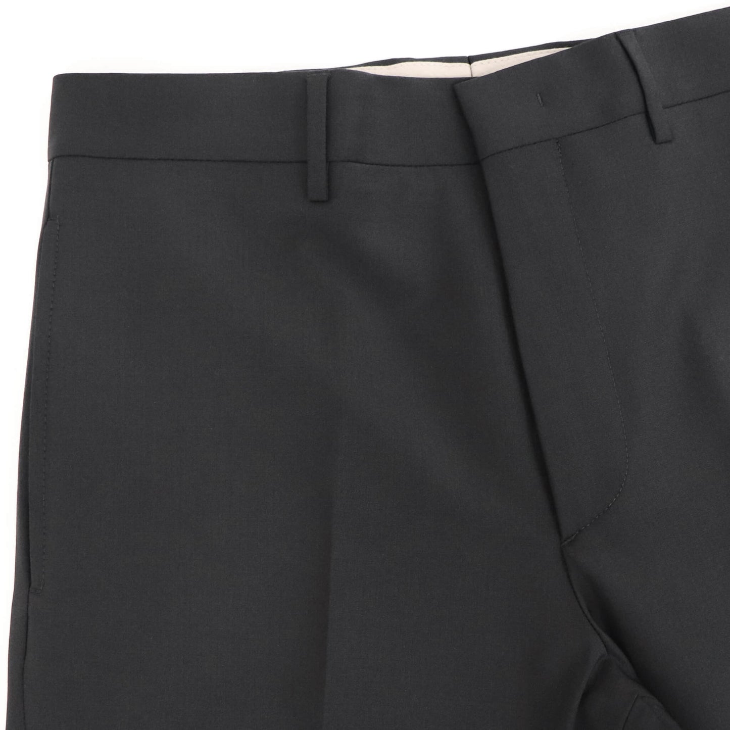 BERWICH（ベルウィッチ）LUCANO LONG ノープリーツ ワイドテーパード ストレッチ パンツ【ブラック】国内正規品