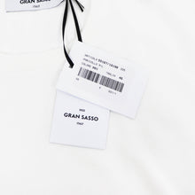 画像をギャラリービューアに読み込む, GRAN SASSO（グランサッソ）12ゲージ コットンクルーネックニット ロングスリーブ 長袖【ホワイト】国内正規品
