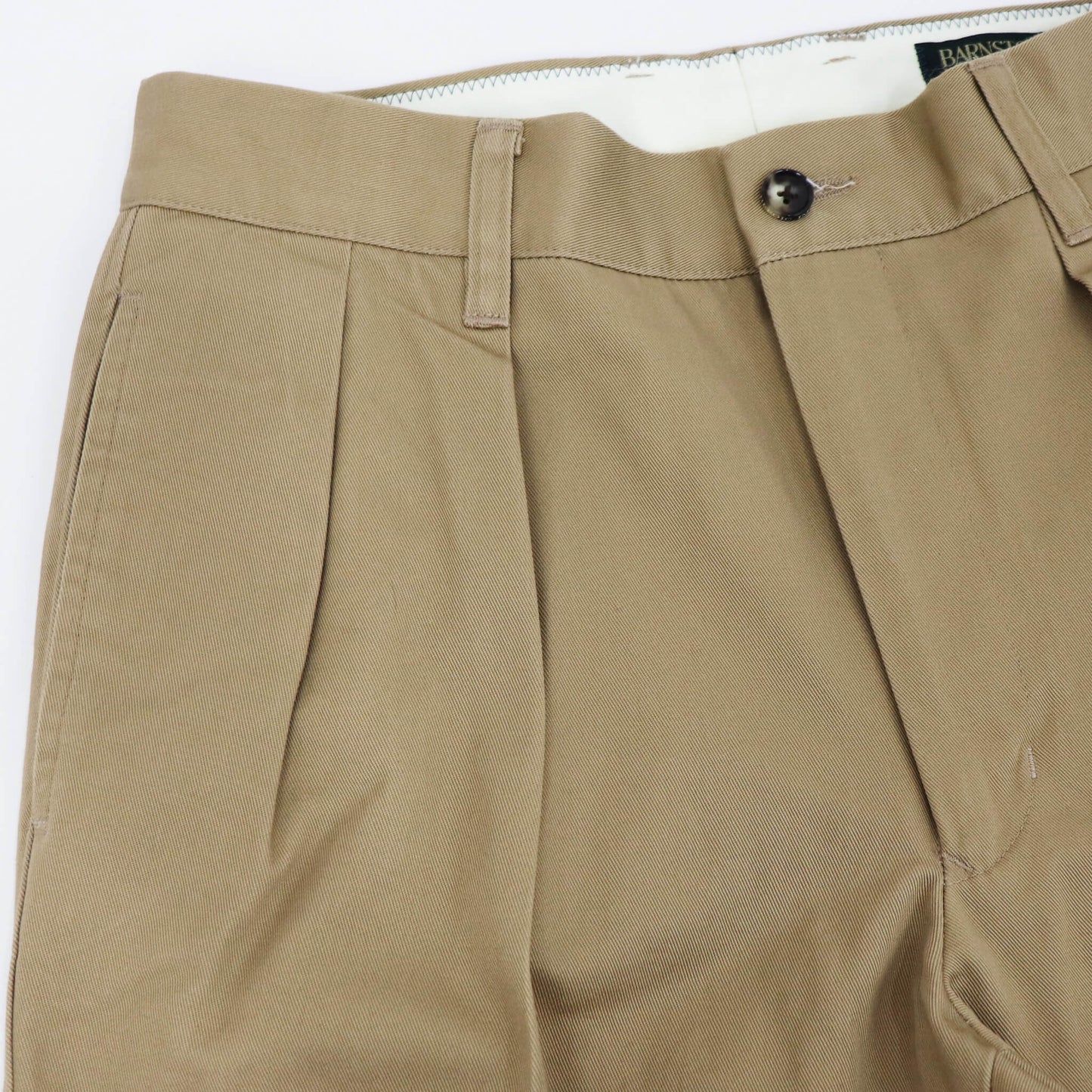 BARNSTORMER（バーンストーマー）2P DRESS CHINOS ツープリーツ ドレスチノパン 1002P【カーキ】国内正規品