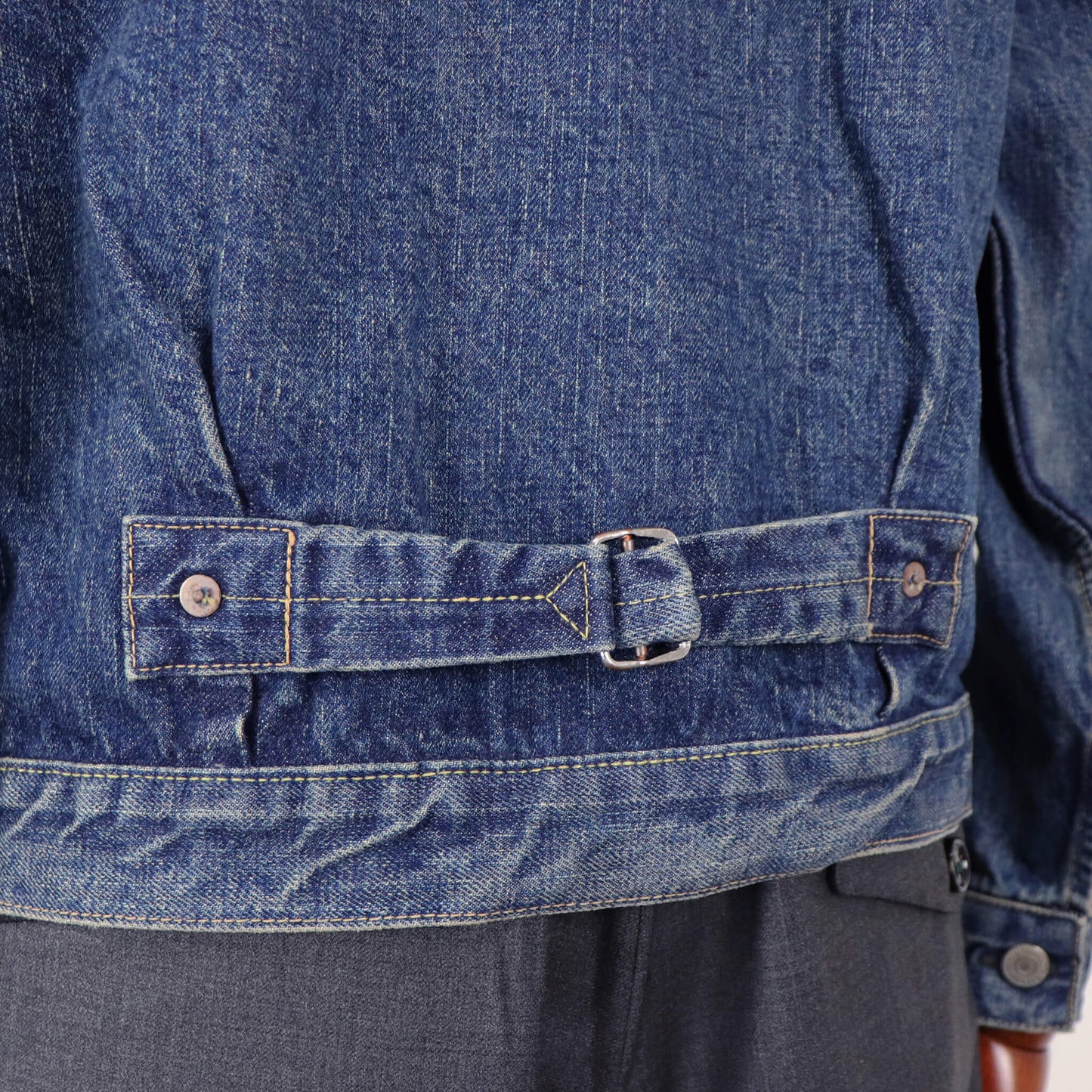 orSlow（オアスロウ）TYPE1 PLEATED FRONT DENIM BROUSE 03-6011 デニムトラッカージャケット【YEAR WASH】国内正規品