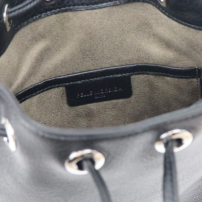 PELLE MORBIDA（ペッレ モルビダ）ドローストリングバッグ【ブラック】国内正規品