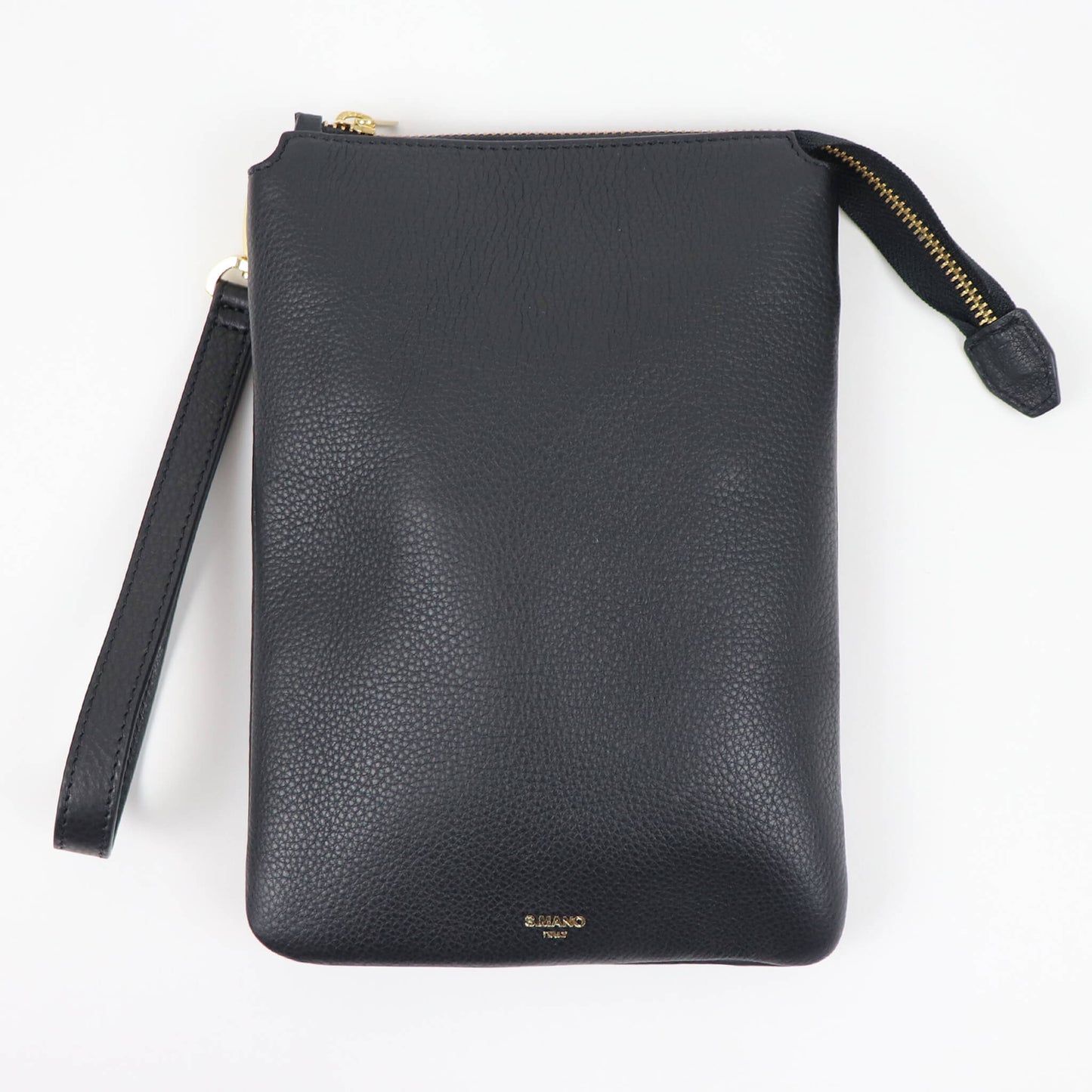 S.MANO（エスマーノ）ZIP SHOULDER  ジップショルダー ワンハンドル付き【ブラック】国内正規品