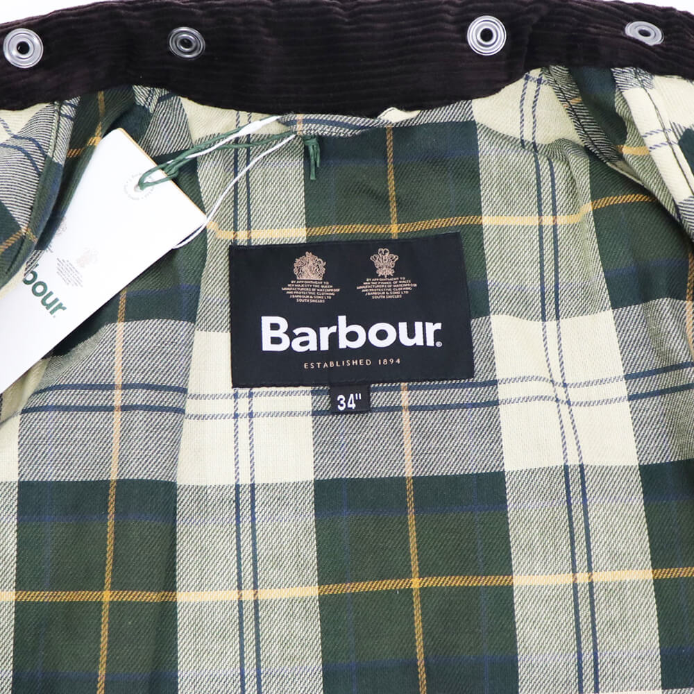 Barbour（バブアー）Bedale / ビデイル OS WAX ガーメント付【グリーン】国内正規品
