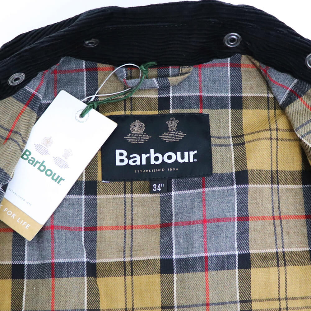 Barbour（バブアー）Border / ボーダー ハーフコート ガーメント付【グレー】国内正規品