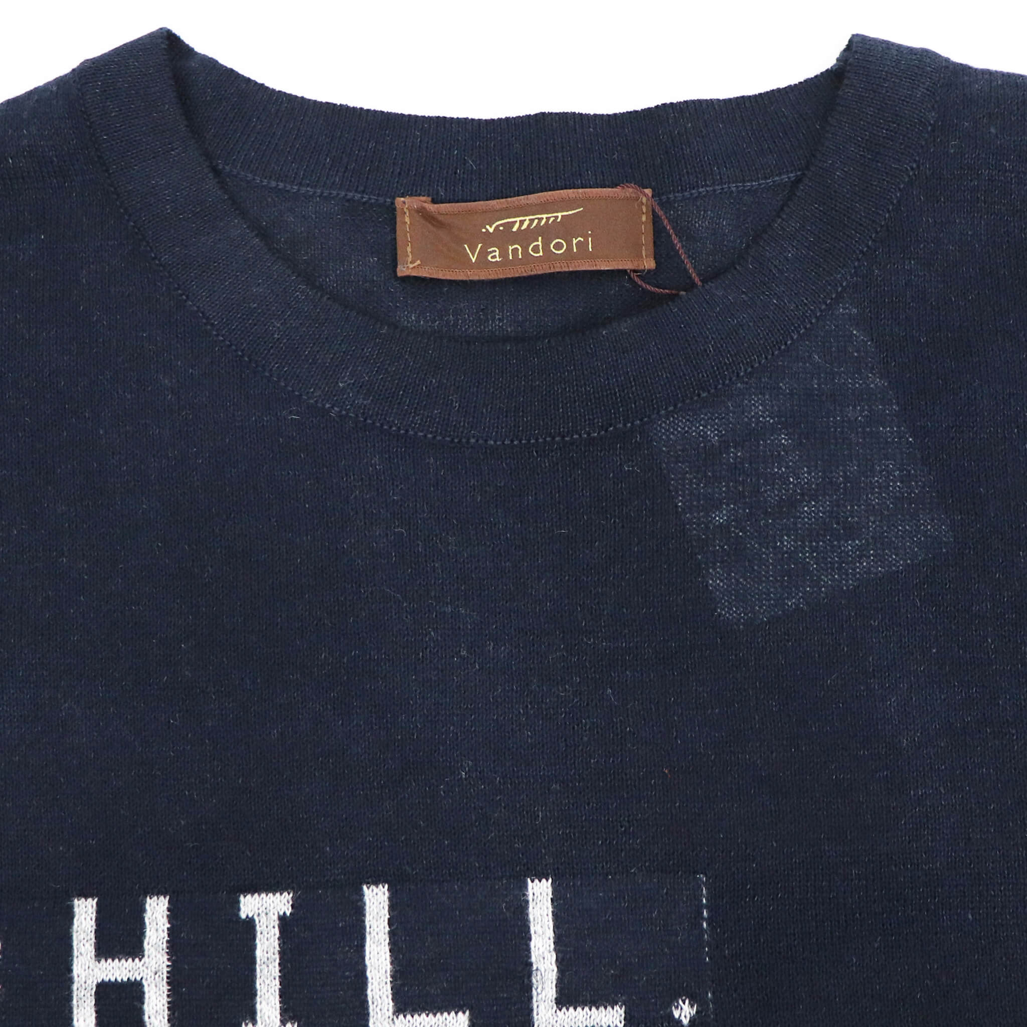 Vandori（ヴァンドリ）リネンコットン CHILL レタードTシャツ
