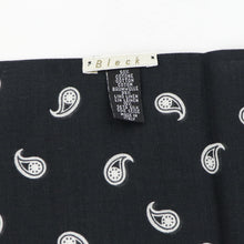 画像をギャラリービューアに読み込む, Bleck（ブレック）ペイズリー柄 コットンリネンシルクストール【ブラック】国内正規品
