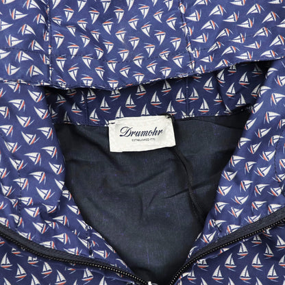 Drumohr（ドルモア）ヨット柄 ナイロンパーカ【ネイビー】国内正規品