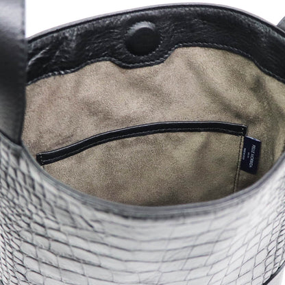 PELLE MORBIDA（ペッレ モルビダ）ワンハンドルバッグ 巾着【ブラック】国内正規品