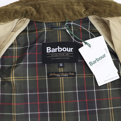 Barbour（バブアー）BORROWDALE / ボロウデイル ピーチスキン ショート ブルゾン【ベージュ】国内正規品